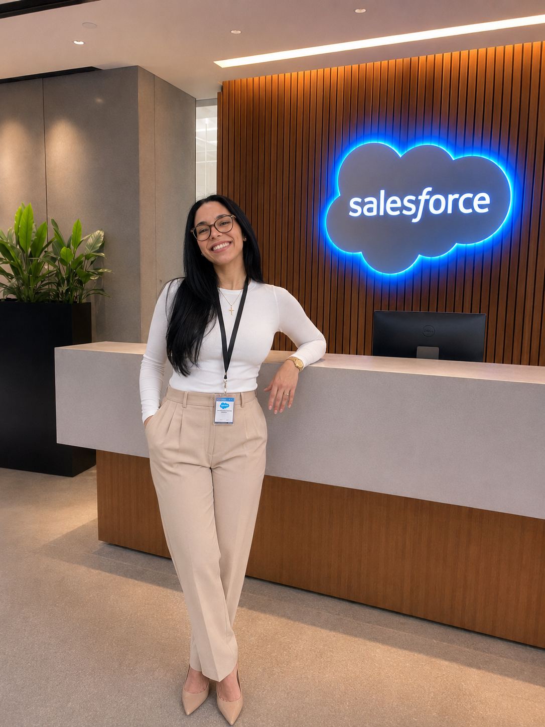 Nev during her Salesforce chapter